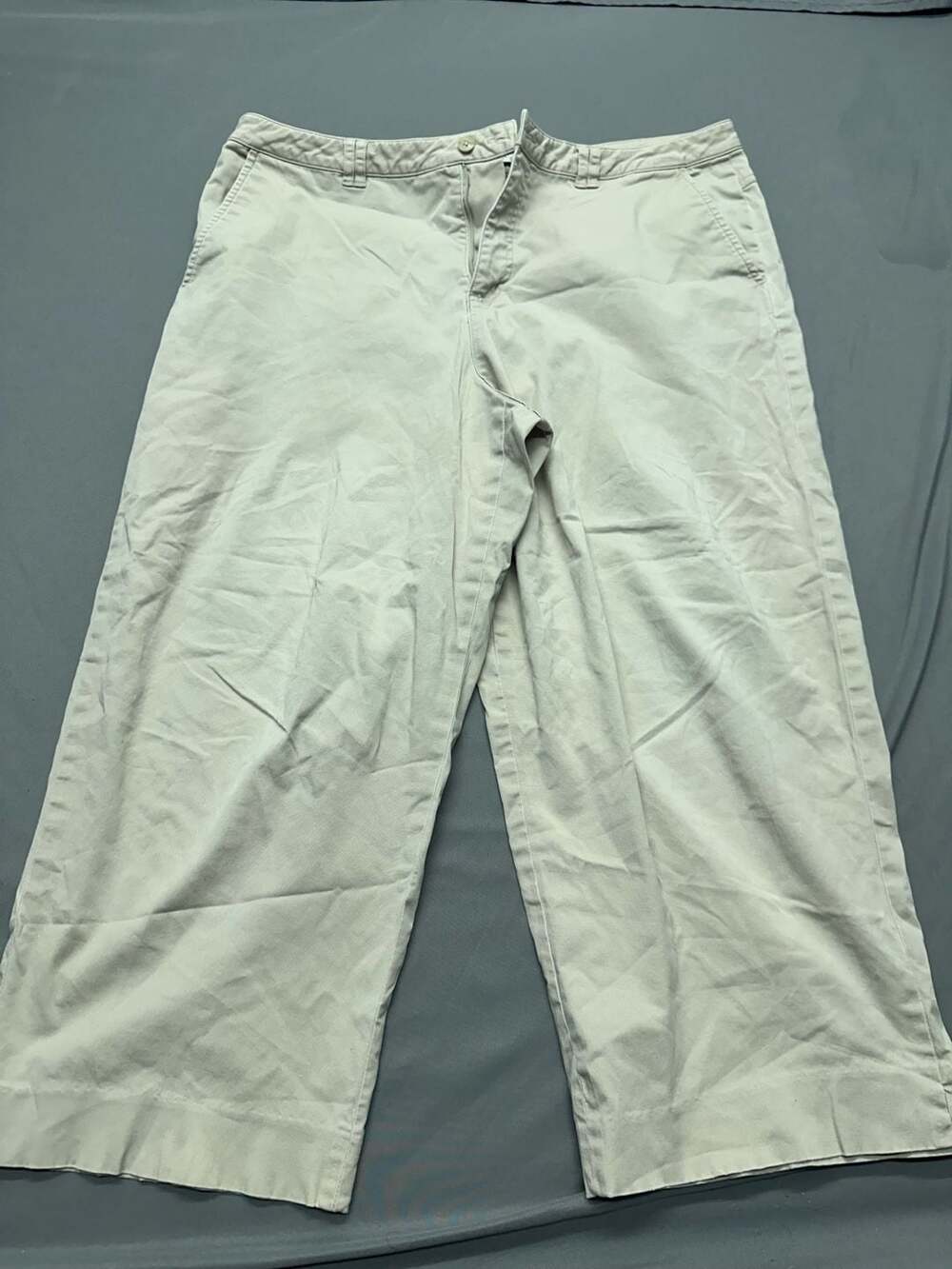 Coldwater Creek Women's Size 16 Beige Cotton Spandex Casual Pants